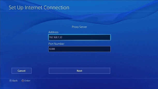 Configuring PS4 / PS5 To Use A Proxy Server